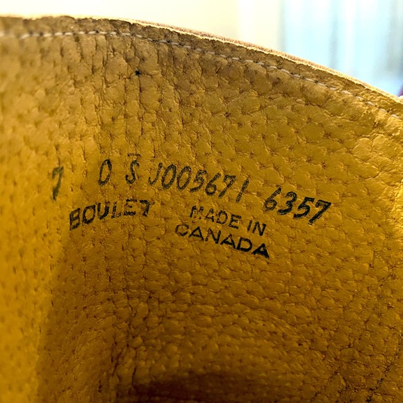 Boulet Brown Western‎ Cowboy Ranch Hand Ankle Zipper Boots Mens 7 D Canada main image 5